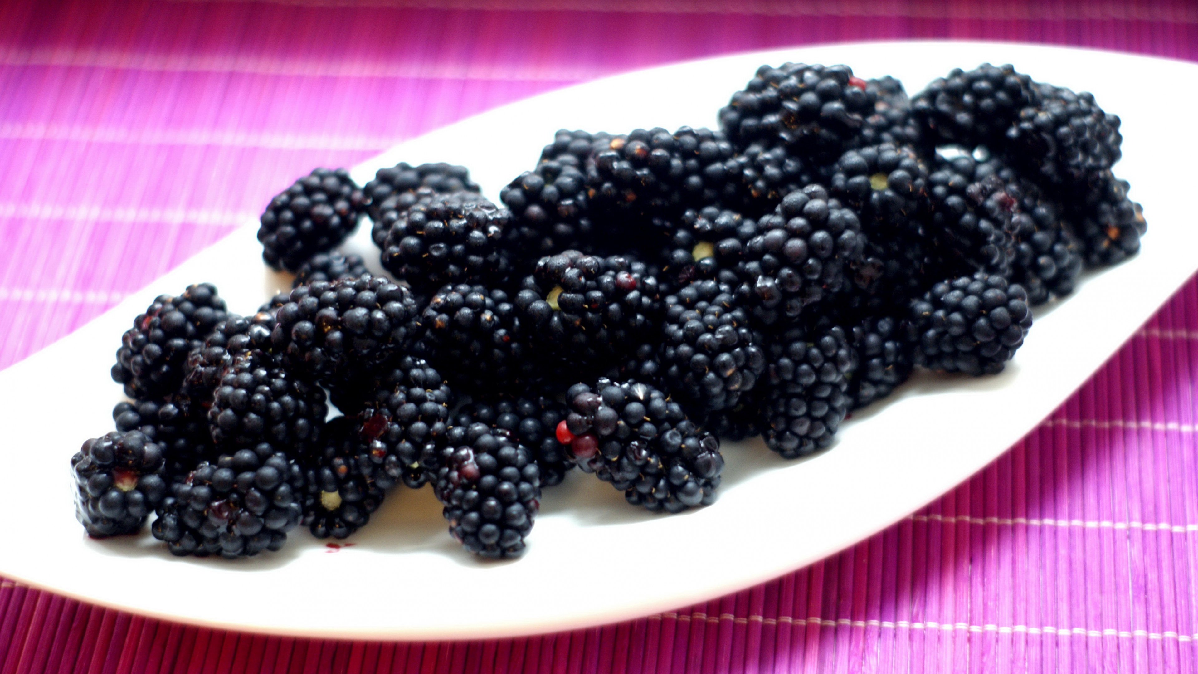 Cocina Vegetariana, Moras, Frambuesa, Alimento, Boysenberry. Wallpaper in 3840x2160 Resolution