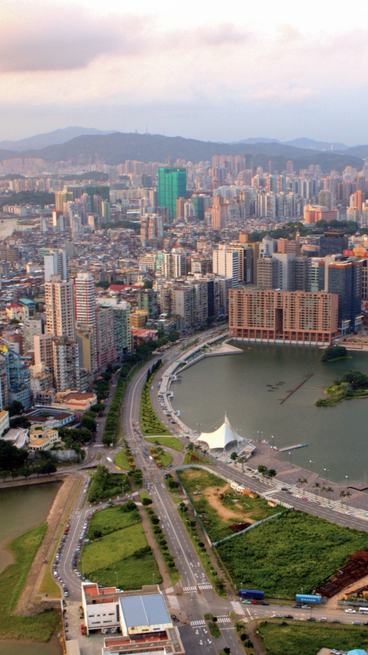 澳门, 城市景观, 城市, 天际线, 大都会 壁纸 720x1280 允许