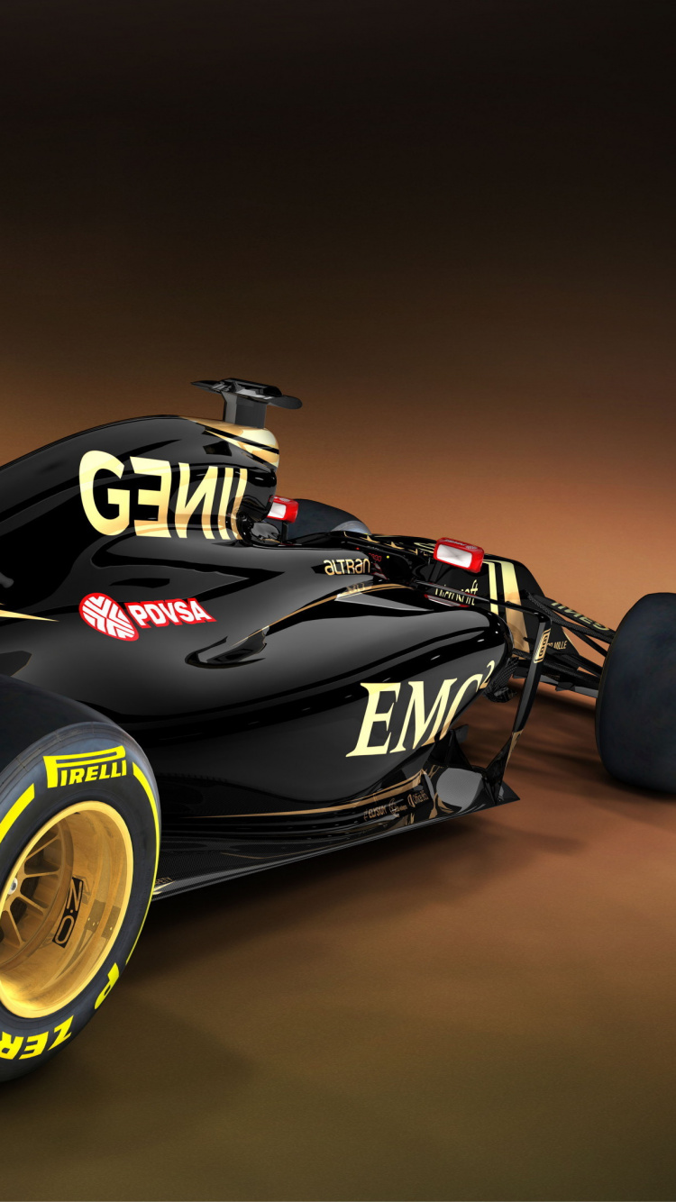 Black and Red f 1 Car. Wallpaper in 750x1334 Resolution
