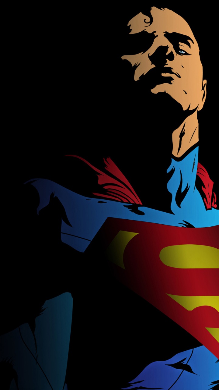 Man in Blue and Red Shirt Illustration. Wallpaper in 720x1280 Resolution