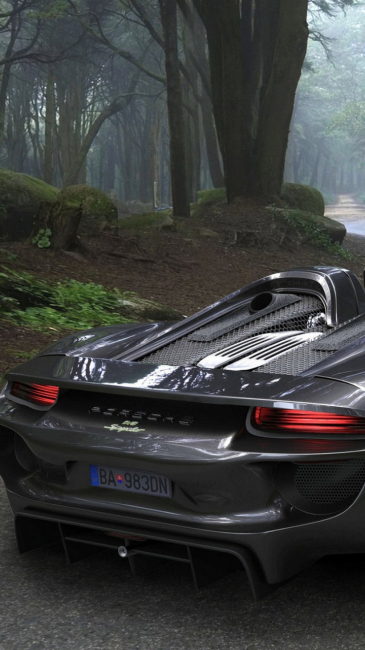 保时捷918spyder, 保时捷, 敞篷跑车, 超级跑车, 保时捷918 壁纸 720x1280 允许