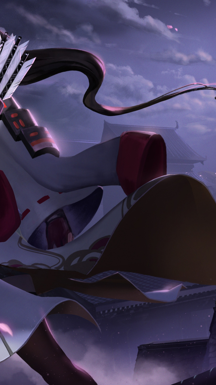 Yumi Héroes de Newerth, Heroes of Newerth, Destiny 2 Abandonado, Hiere, Morado. Wallpaper in 750x1334 Resolution