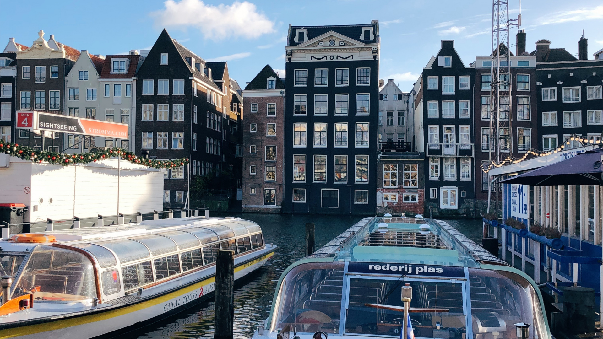 Ámsterdam, Agua, Cuerpo de Agua, la Vía Navegable, Moto de Agua. Wallpaper in 1920x1080 Resolution