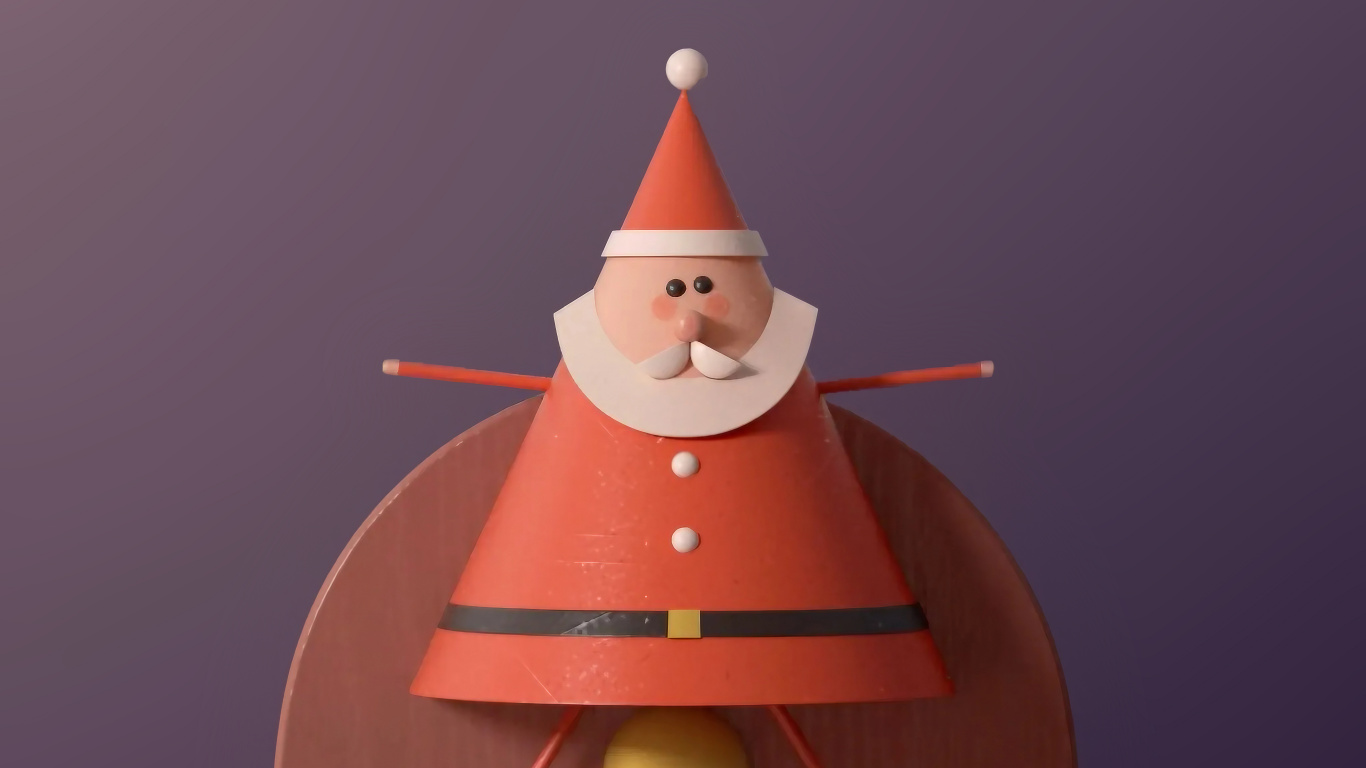 Christmas Ornament, Weihnachtsbaum, Weihnachtsmann. Wallpaper in 1366x768 Resolution