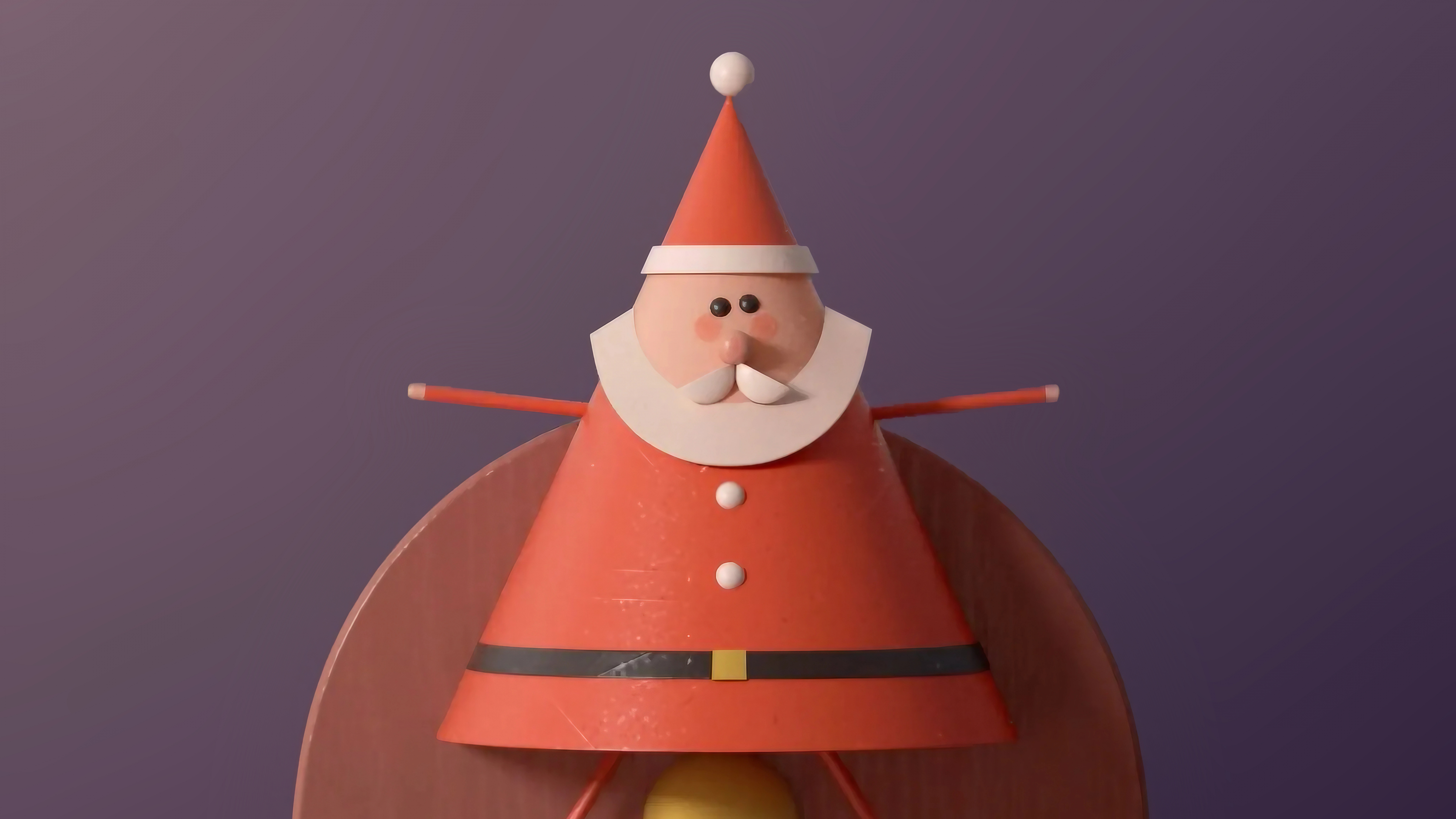 Ornement de Noël, Arbre de Noël, Santa Claus. Wallpaper in 7680x4320 Resolution