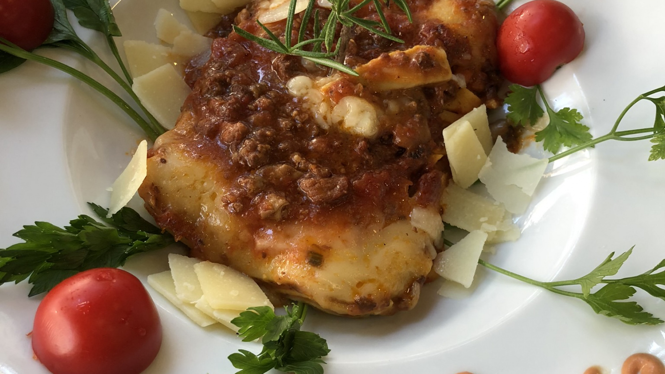 Vegetarian Food, Cutlet, Vegetarian Cuisine, Garnish, Food. Wallpaper in 1366x768 Resolution