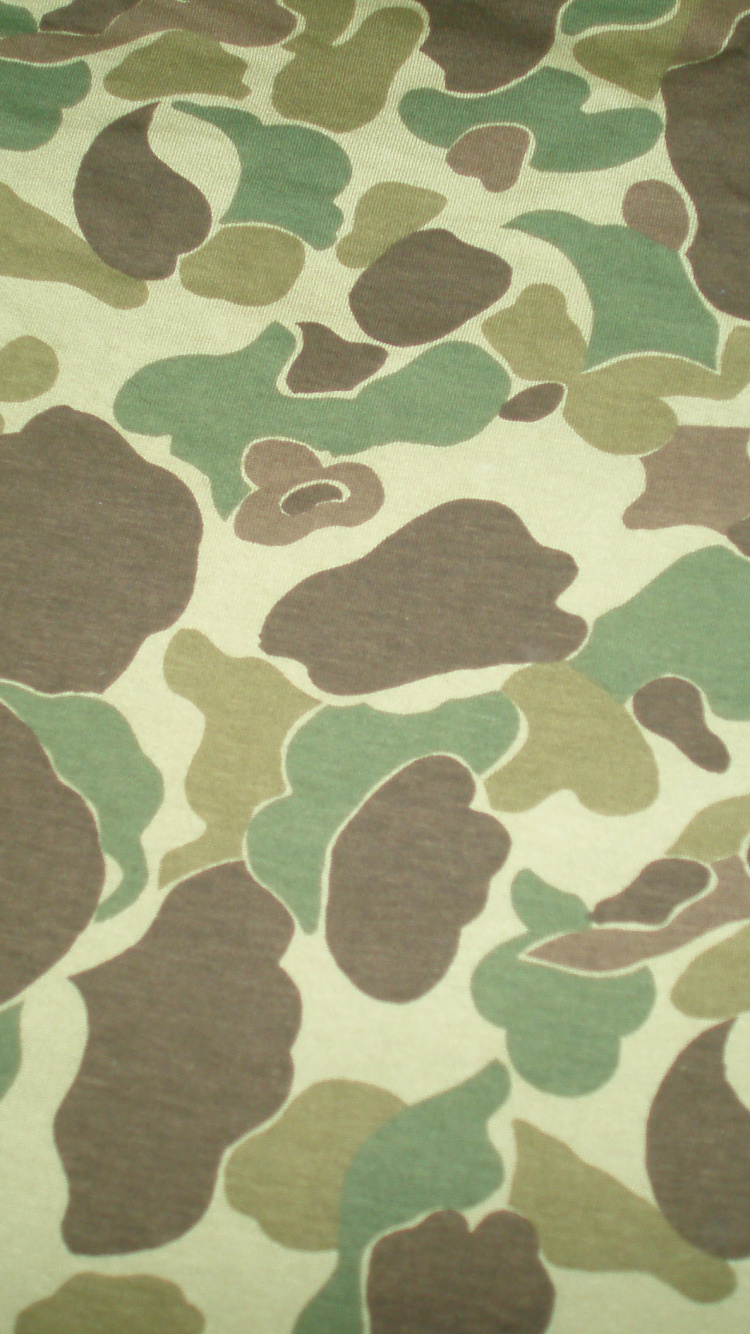 Textile à Pois Vert et Marron. Wallpaper in 750x1334 Resolution