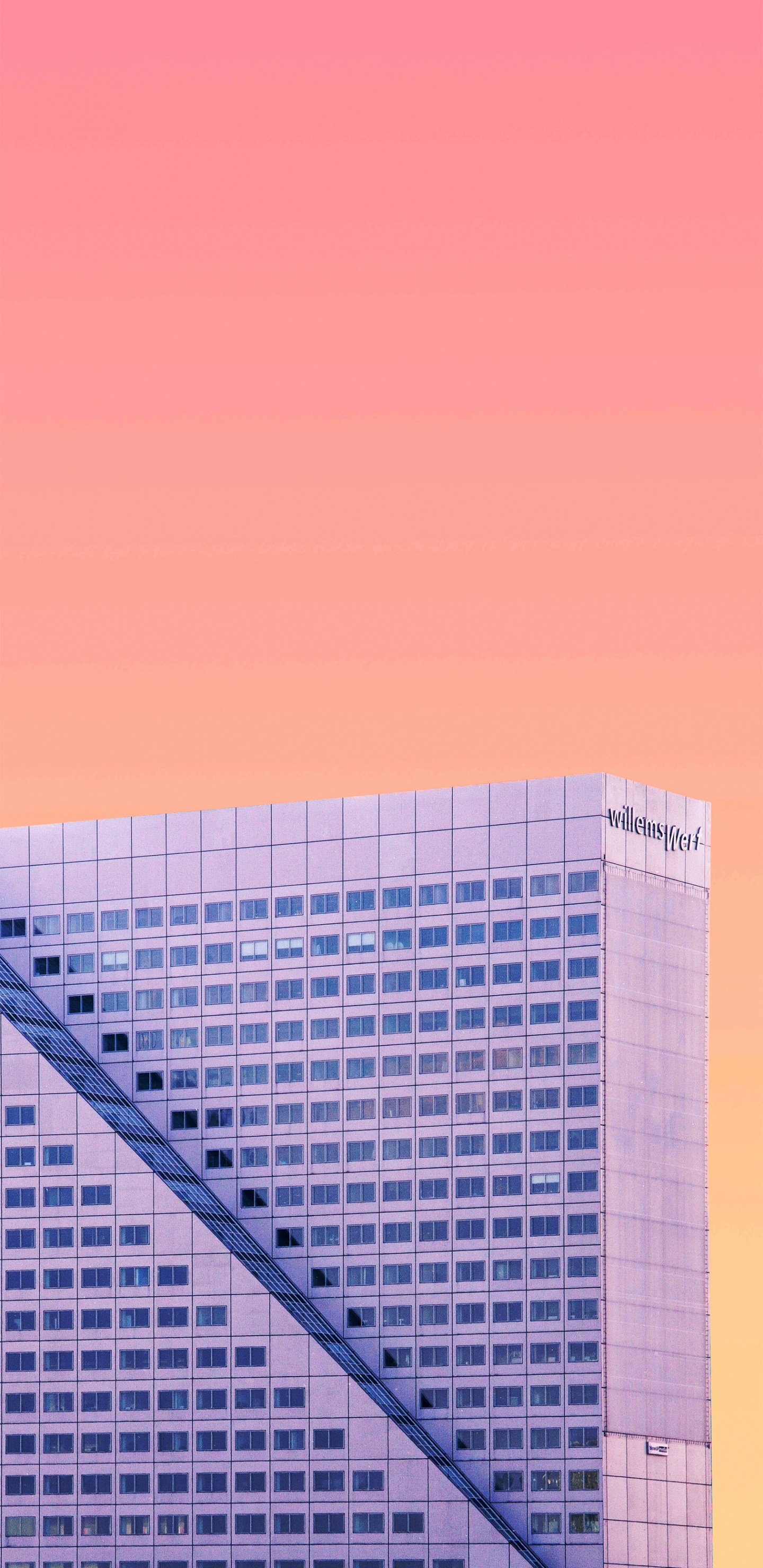 Gebäude, Rechteck, Piste, Dreieck, Veilchen. Wallpaper in 1440x2960 Resolution