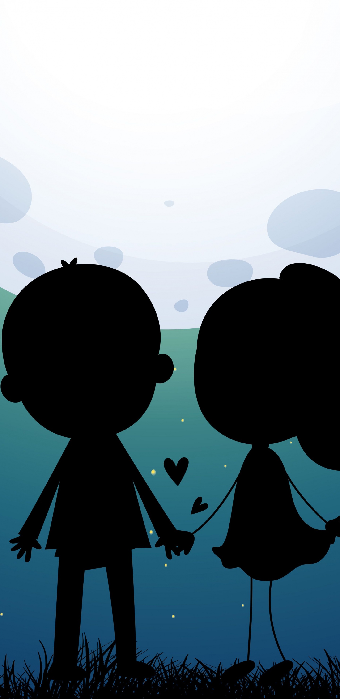 Silueta, Clip Art, Gráficos Vectoriales, Ilustración, Globo. Wallpaper in 1440x2960 Resolution