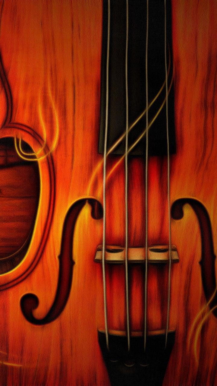 Musical Note, Violin, String Instrument, Music, Musical Instrument. Wallpaper in 720x1280 Resolution