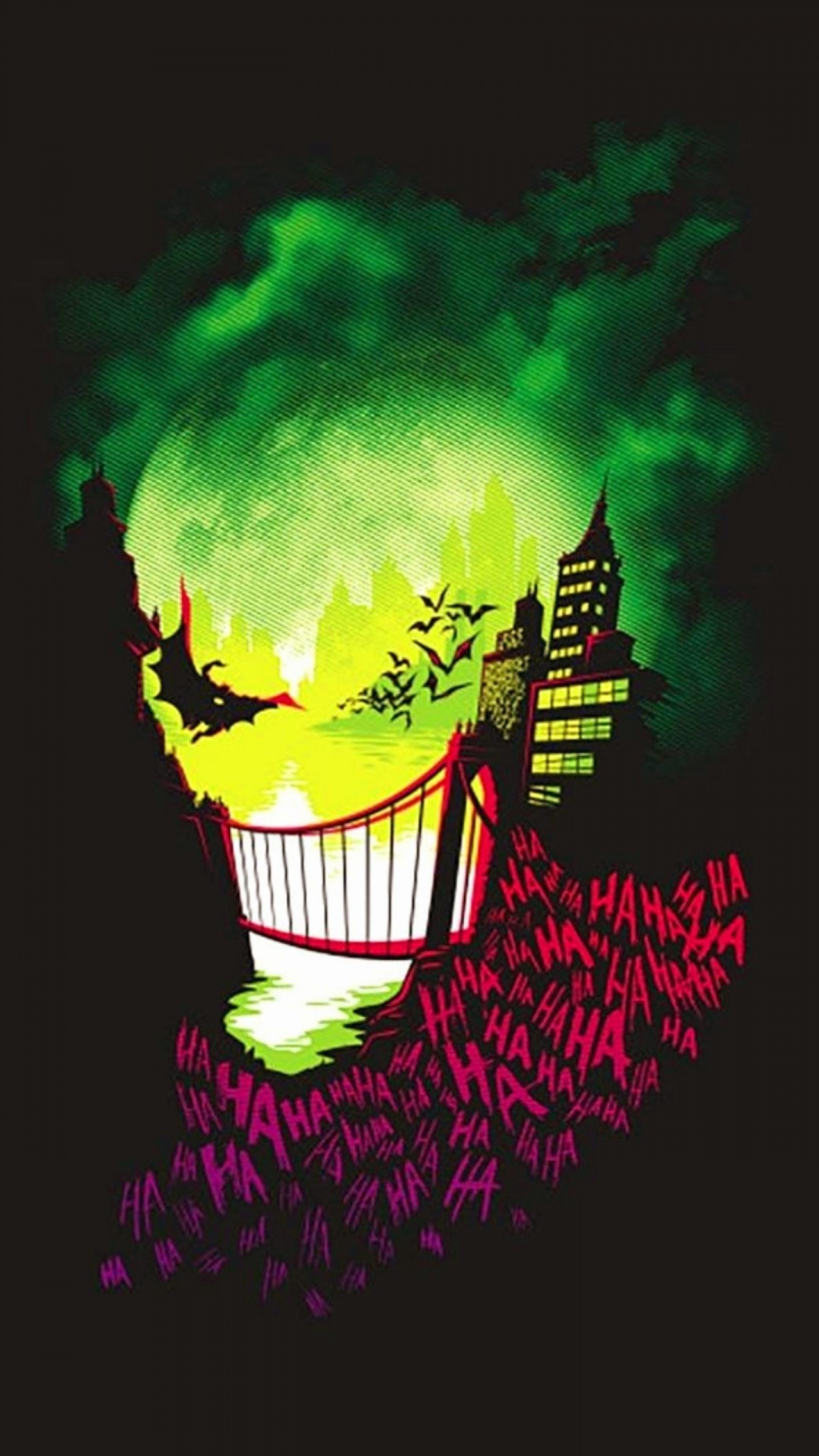 Bromista Impresionante, Batman, Harley Quinn, Perdición, Villano. Wallpaper in 1080x1920 Resolution