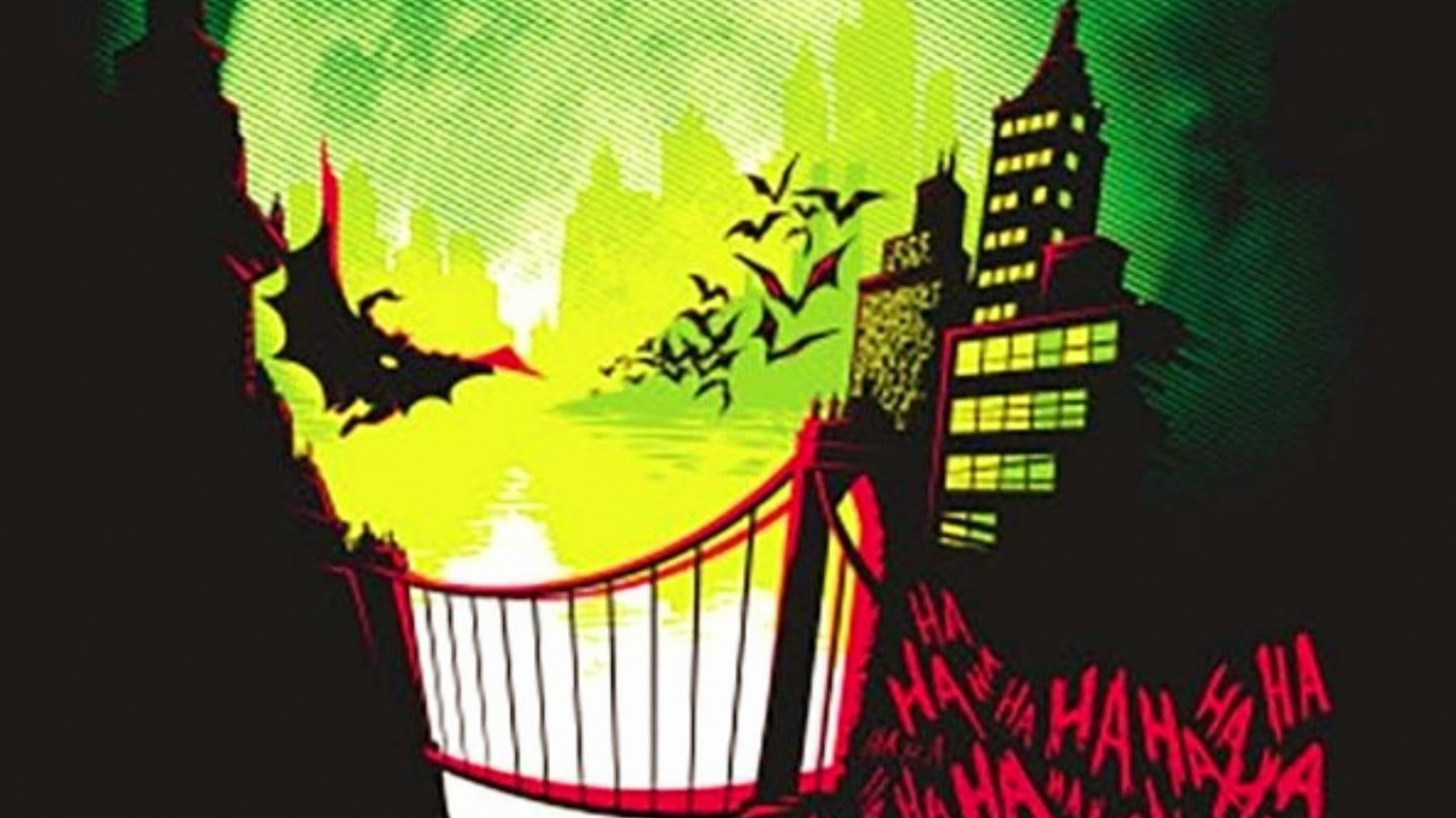 Joker Génial, Batman, Harley Quinn, Fléau, Méchant. Wallpaper in 1366x768 Resolution