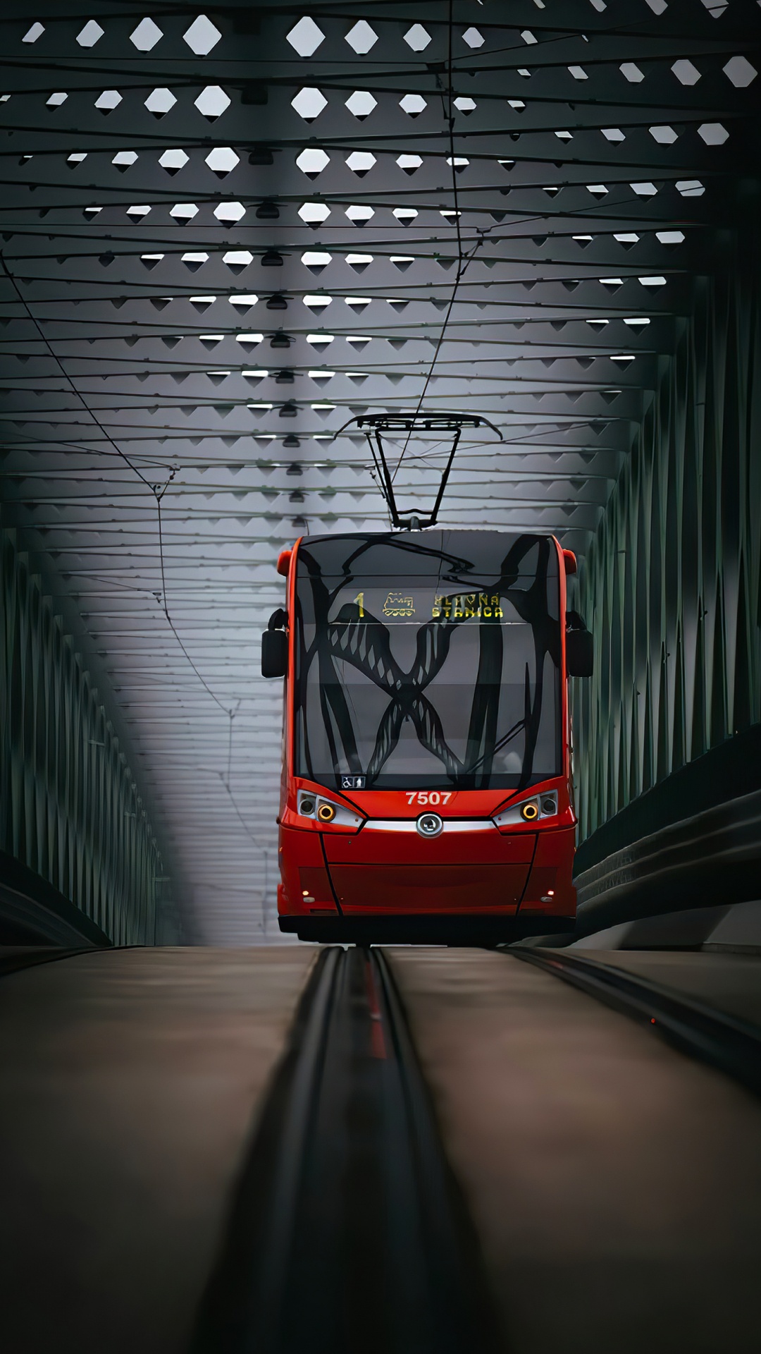 Tram, Smartphone, Automotive Lighting, Rolling, Public Transport. Wallpaper in 1080x1920 Resolution