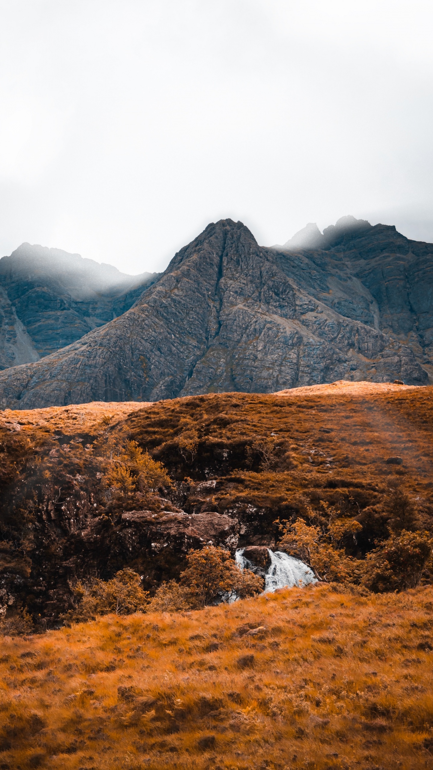 Bergkette, Hochland, Bergigen Landschaftsformen, Natur, Hill. Wallpaper in 1440x2560 Resolution