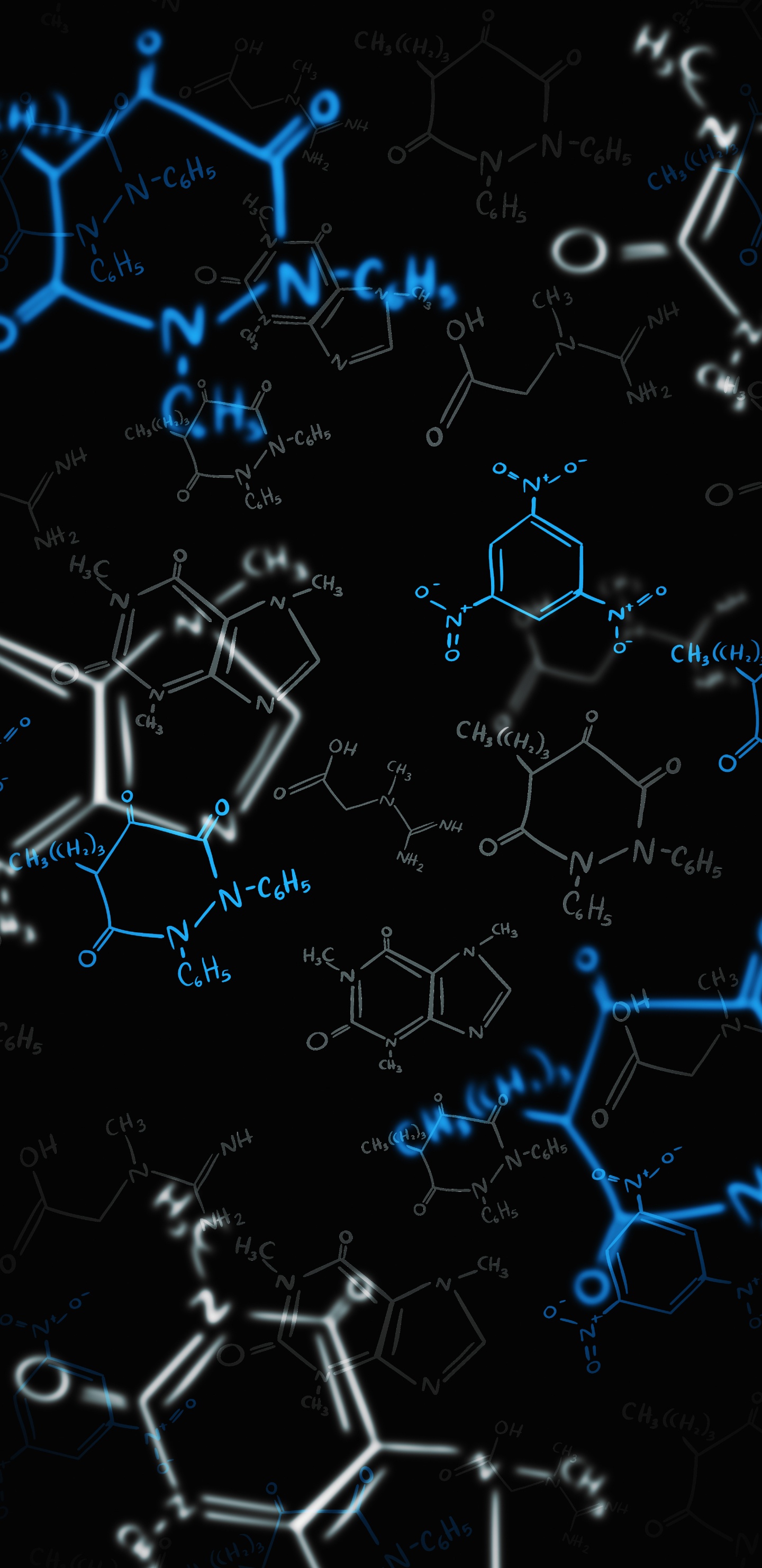 Smartphone, Ios, Azure, Fila, Patrón. Wallpaper in 1440x2960 Resolution