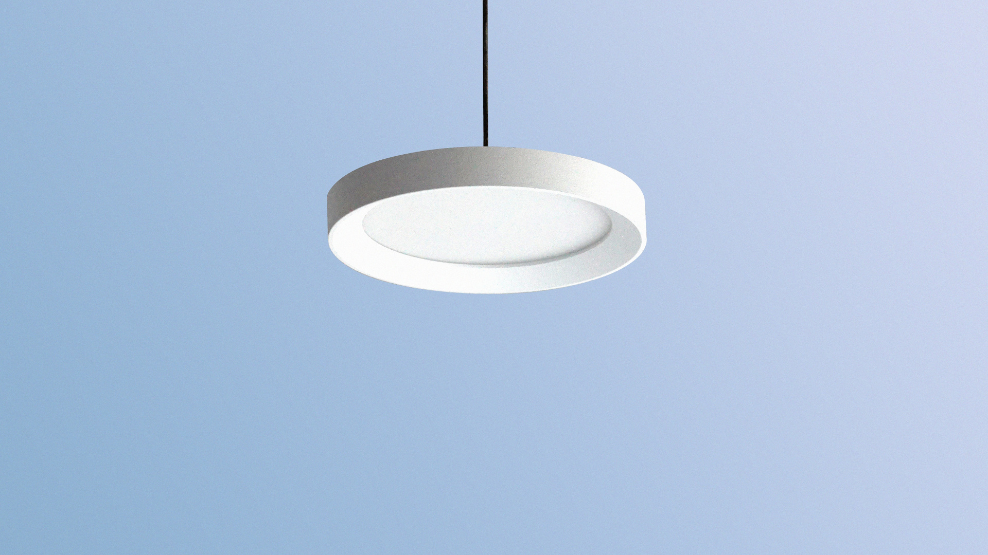White Pendant Lamp Turned Off. Wallpaper in 1920x1080 Resolution