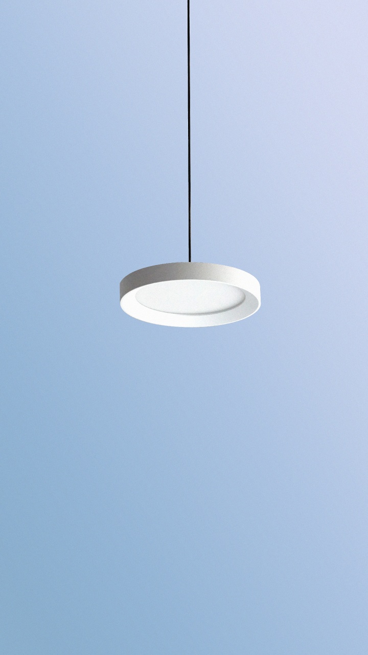 White Pendant Lamp Turned Off. Wallpaper in 720x1280 Resolution