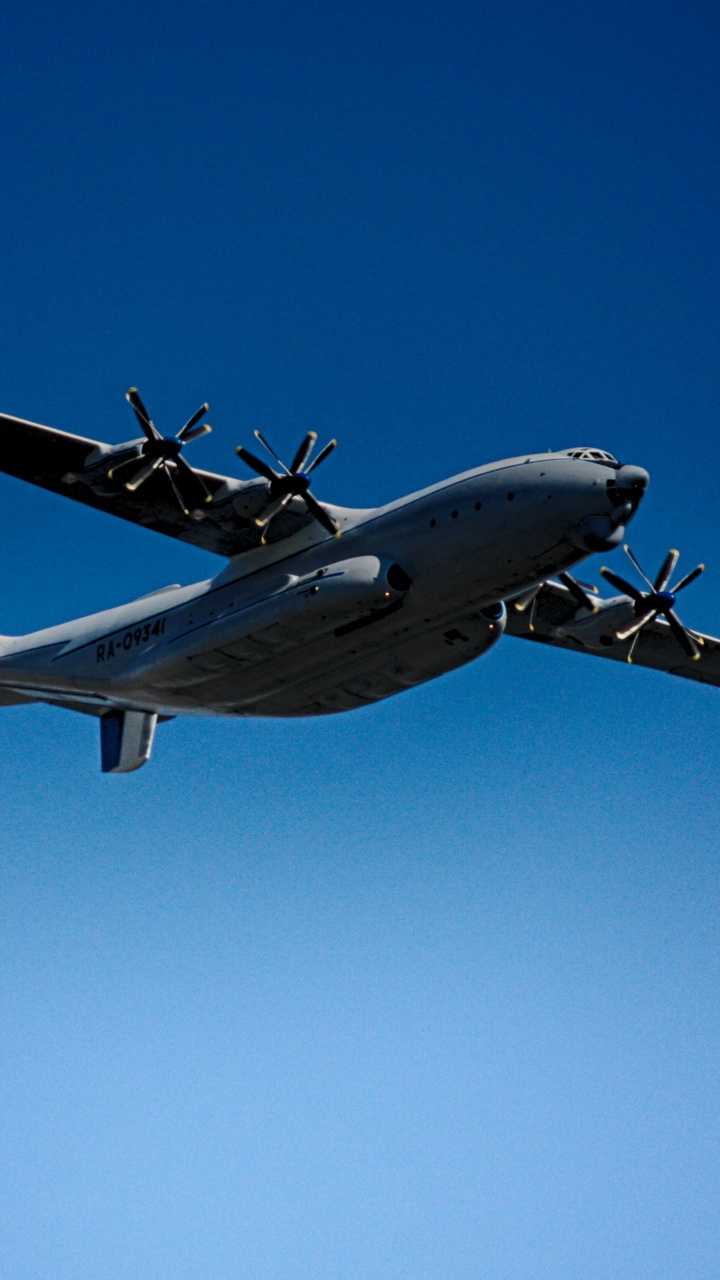 Avion Gris et Noir Sous Ciel Bleu Pendant la Journée. Wallpaper in 720x1280 Resolution