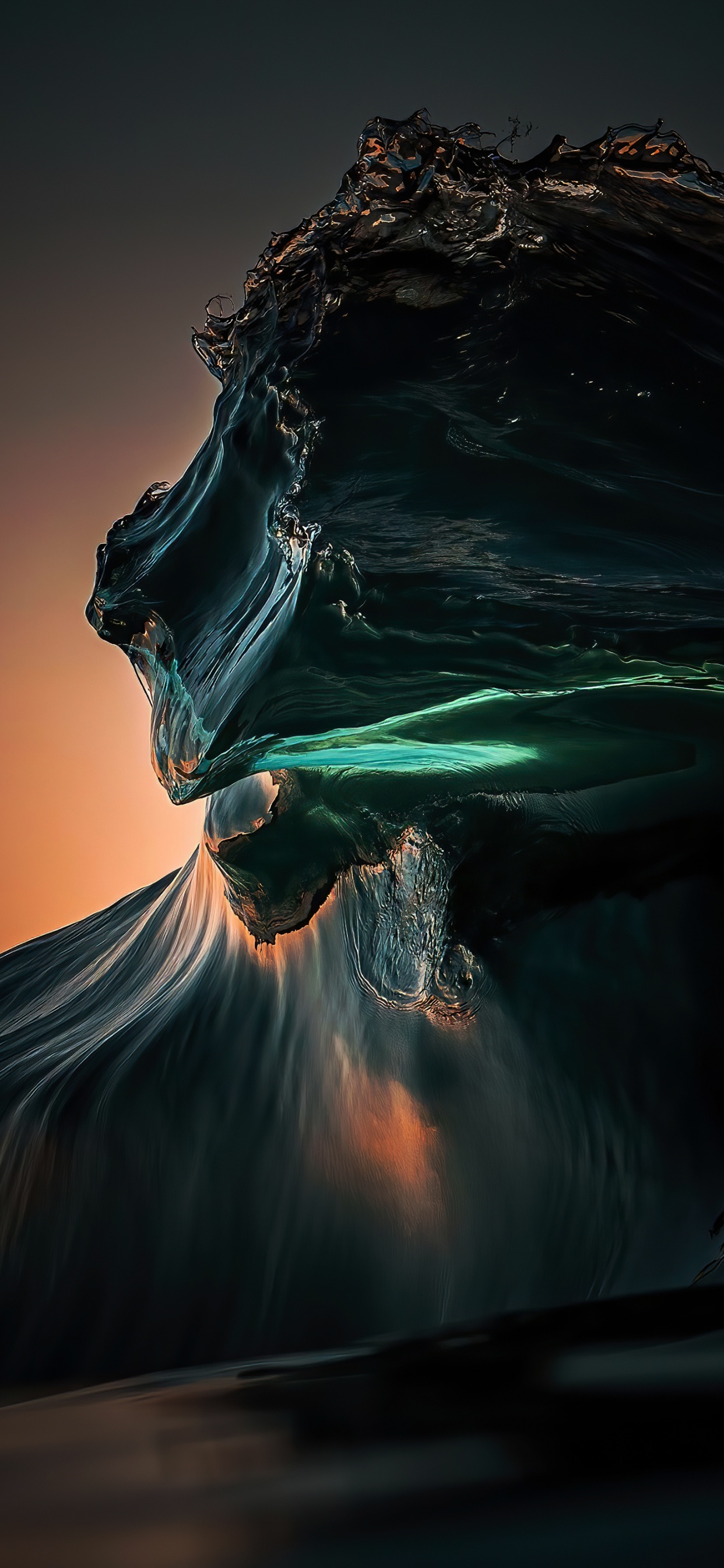 Water, Landscape, Wind Wave, Wind, Electric Blue. Wallpaper in 1242x2688 Resolution