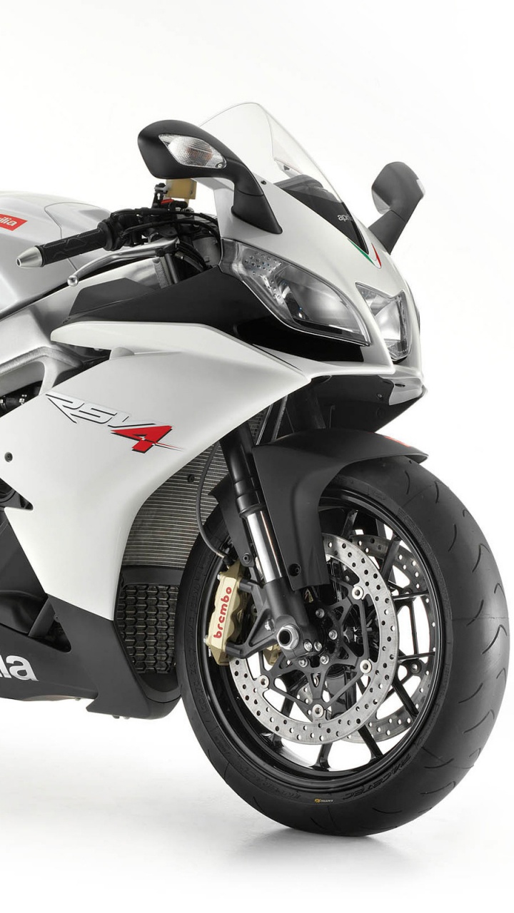 Black and White Sports Bike. Wallpaper in 720x1280 Resolution