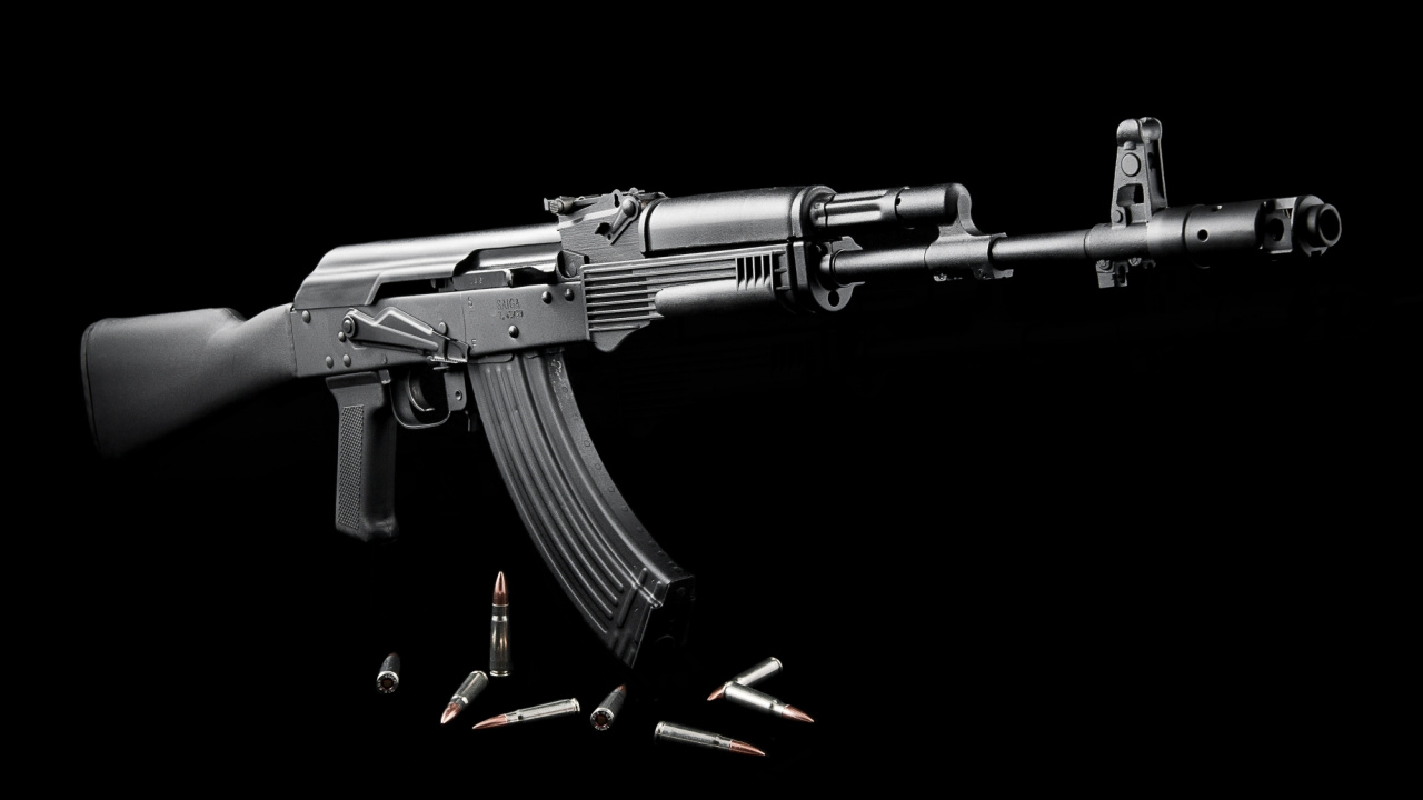 Akm, Firearm, Gun, Trigger, Rifle. Wallpaper in 1280x720 Resolution