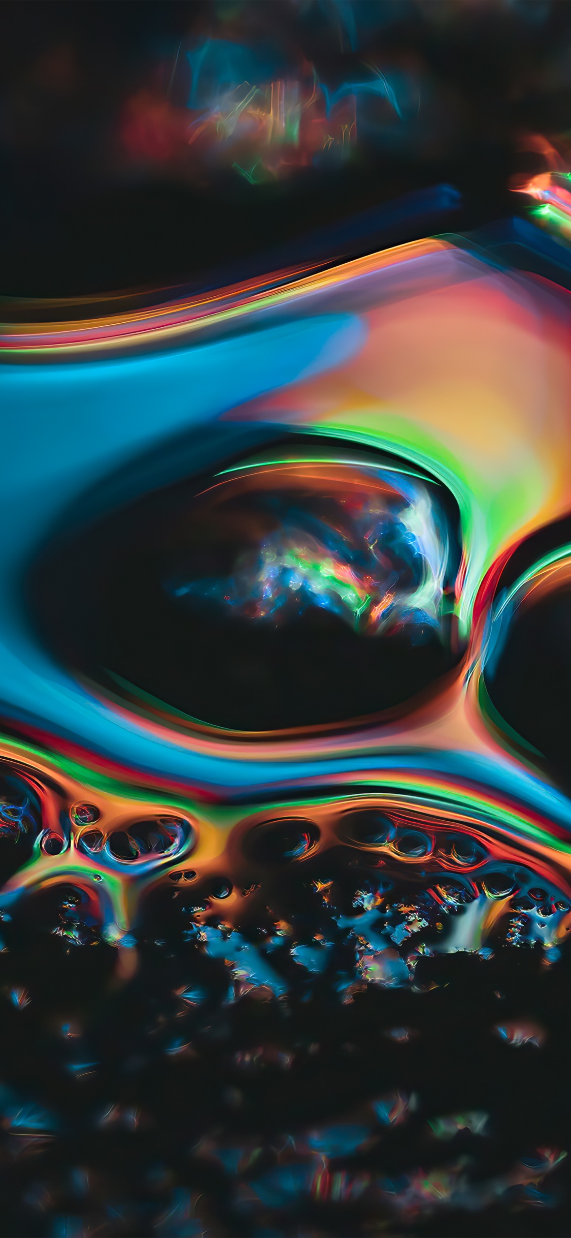 Agua, Luz, Negro, Líquido, Arte. Wallpaper in 1125x2436 Resolution