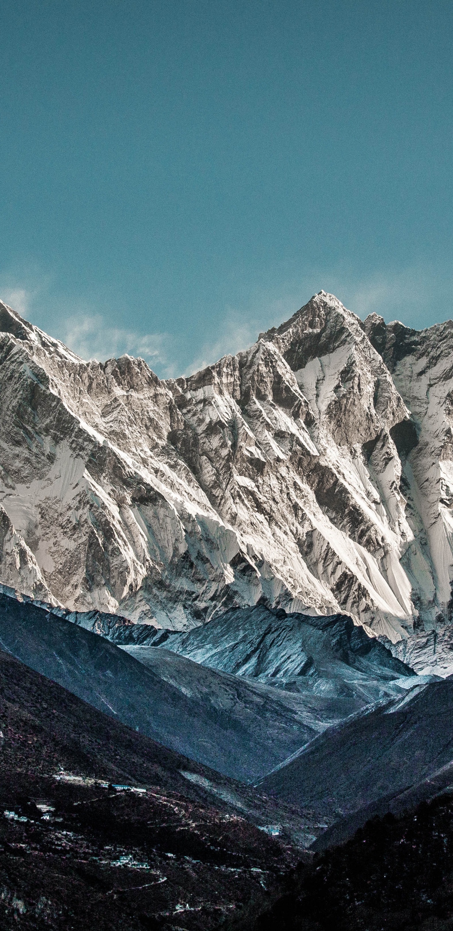 Everest, Sommet, Gamme de Montagne, Tablet, Neige. Wallpaper in 1440x2960 Resolution