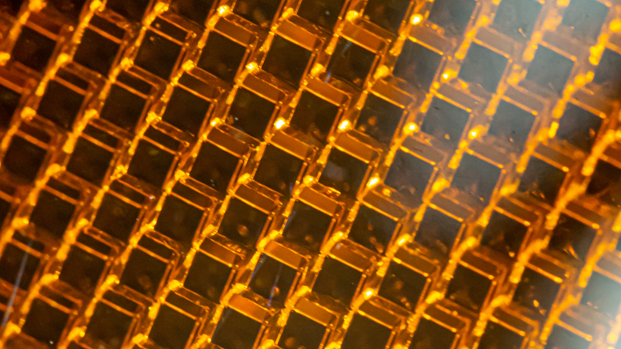 Gelb-schwarz Kariertes Textil. Wallpaper in 1280x720 Resolution