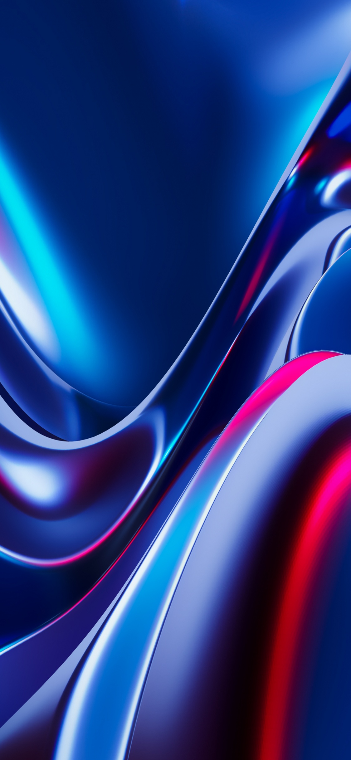 Electric Blue, Purple, Violet, Art, Liquid. Wallpaper in 1125x2436 Resolution