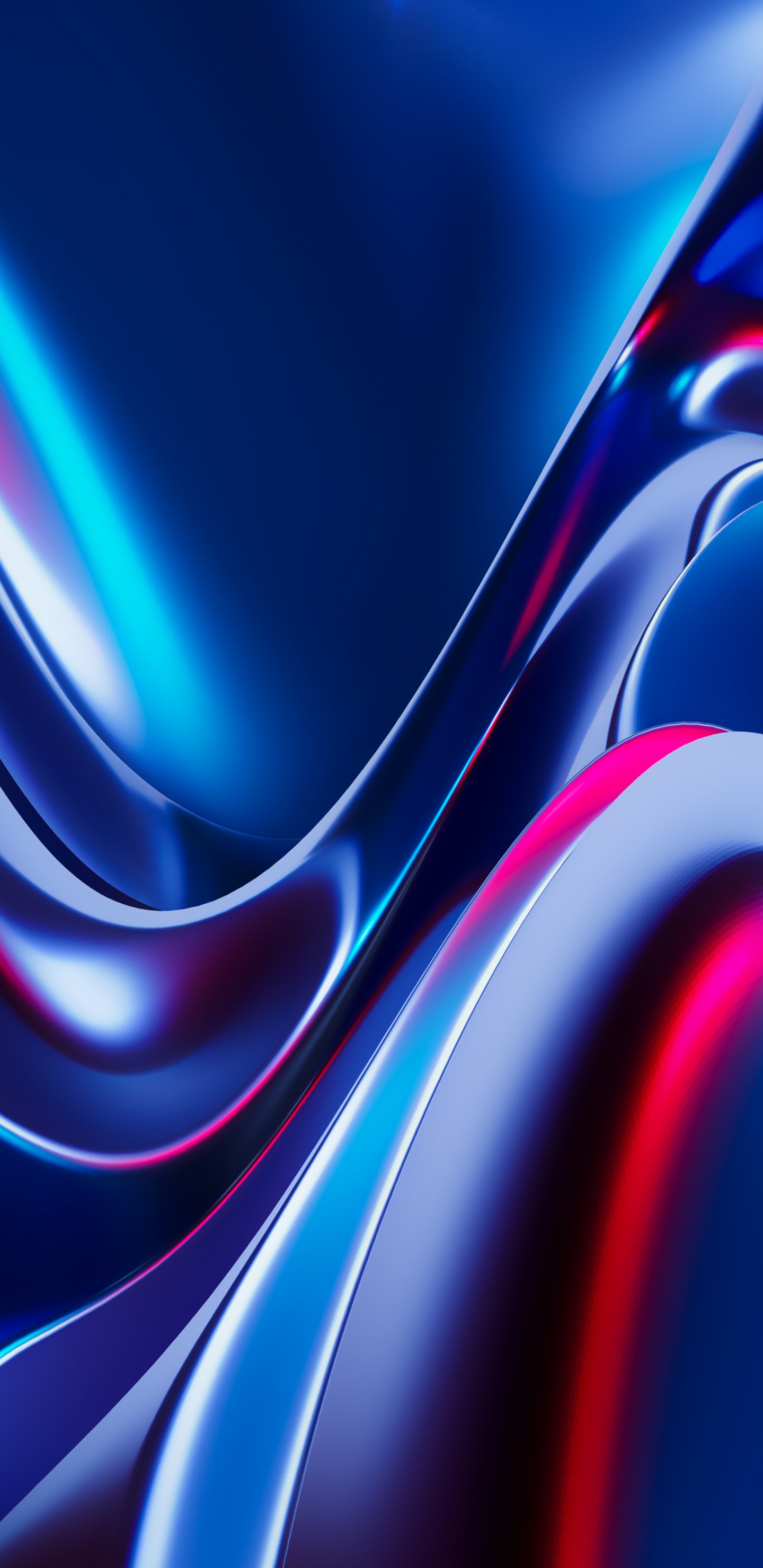 Electric Blue, Purple, Violet, Art, Liquid. Wallpaper in 1440x2960 Resolution