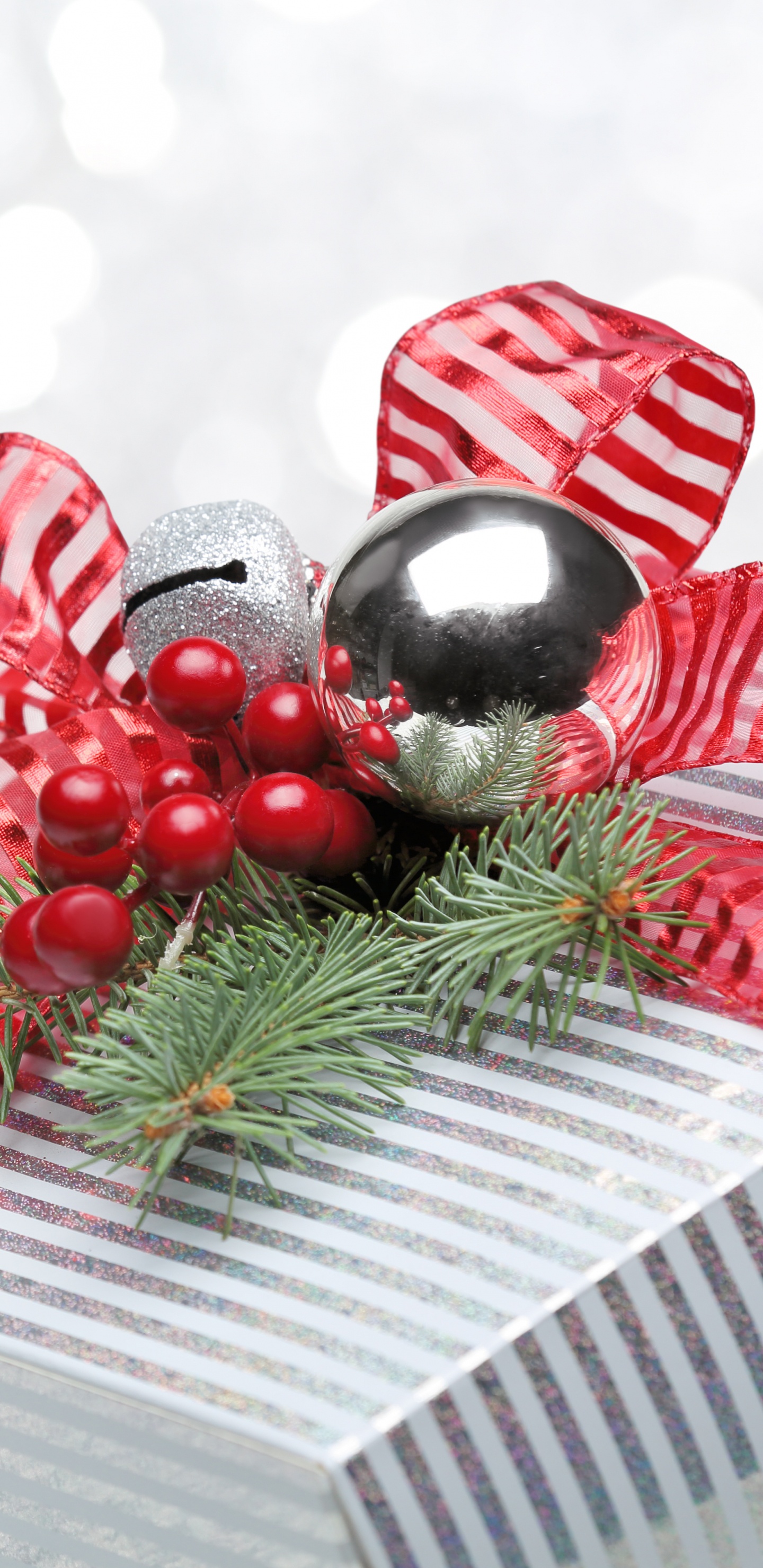 El Día De Navidad, Regalo de Navidad, Regalo, Nochevieja, Adorno de Navidad. Wallpaper in 1440x2960 Resolution