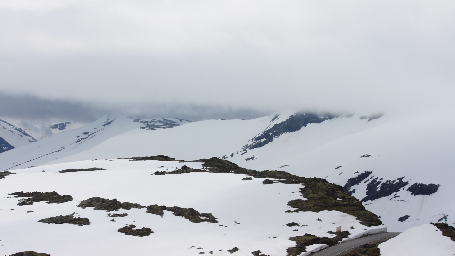 Snow Covered Mountain During Daytime. Wallpaper in 1920x1080 Resolution