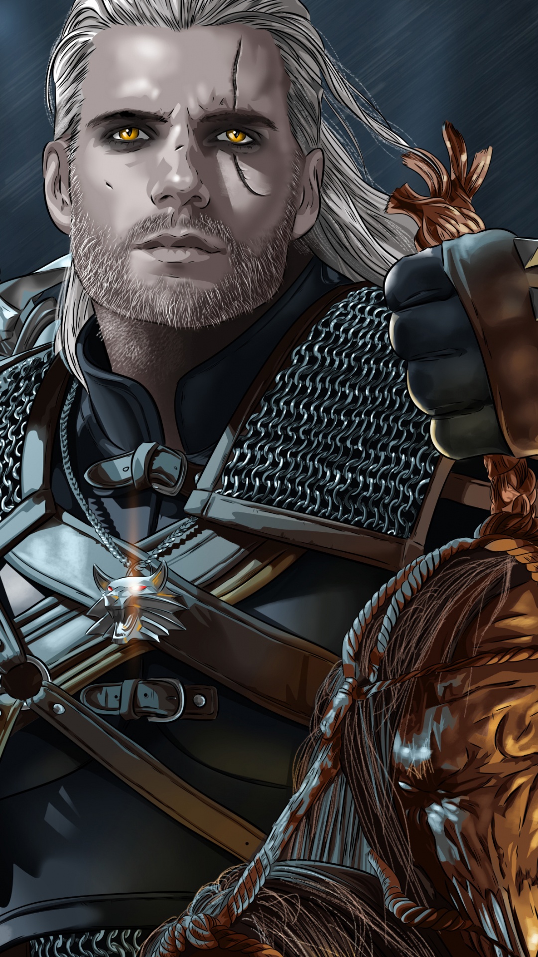 Homme en Costume Noir et or Avec Des Ailes. Wallpaper in 1080x1920 Resolution