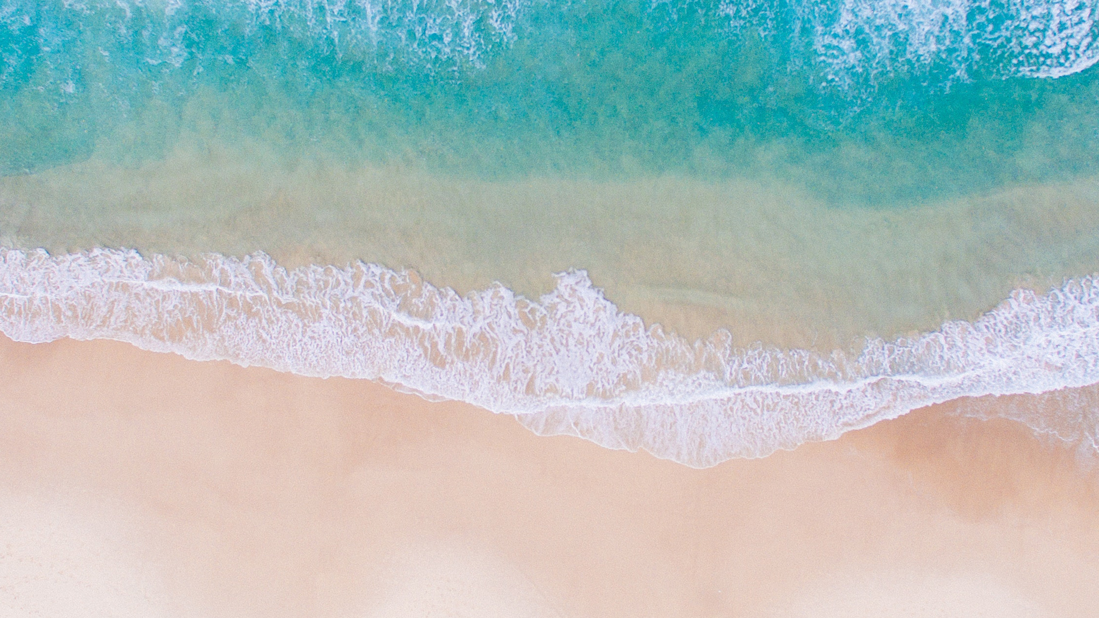 Air, Air航空, 大海, 天空, Apple 壁纸 3840x2160 允许