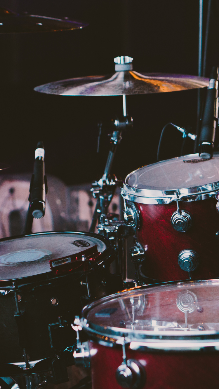 Music, Drum, Drumhead, Musician, Drums. Wallpaper in 750x1334 Resolution