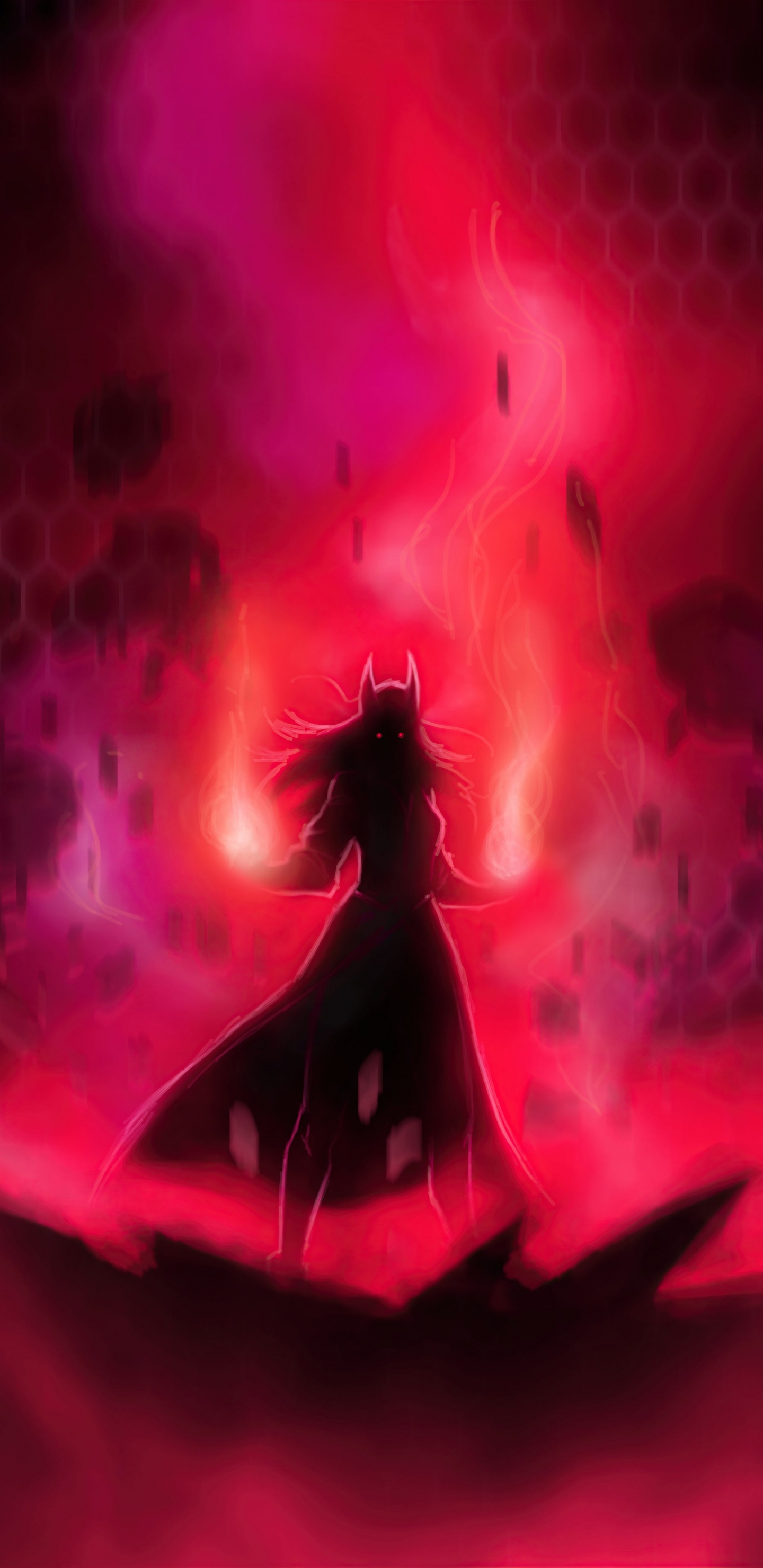 Poderes de la Bruja Escarlata, Wanda Maximoff, Zatanna, Arte, Marvel Comics. Wallpaper in 1440x2960 Resolution