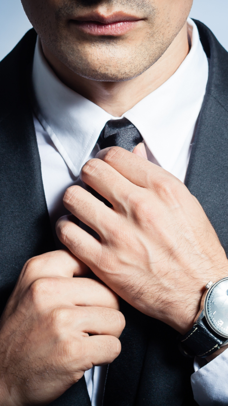 Bracelet en Cuir Véritable Pour Homme, Usure Formelle, Tuxedo, Homme D'affaires, Cuir. Wallpaper in 750x1334 Resolution