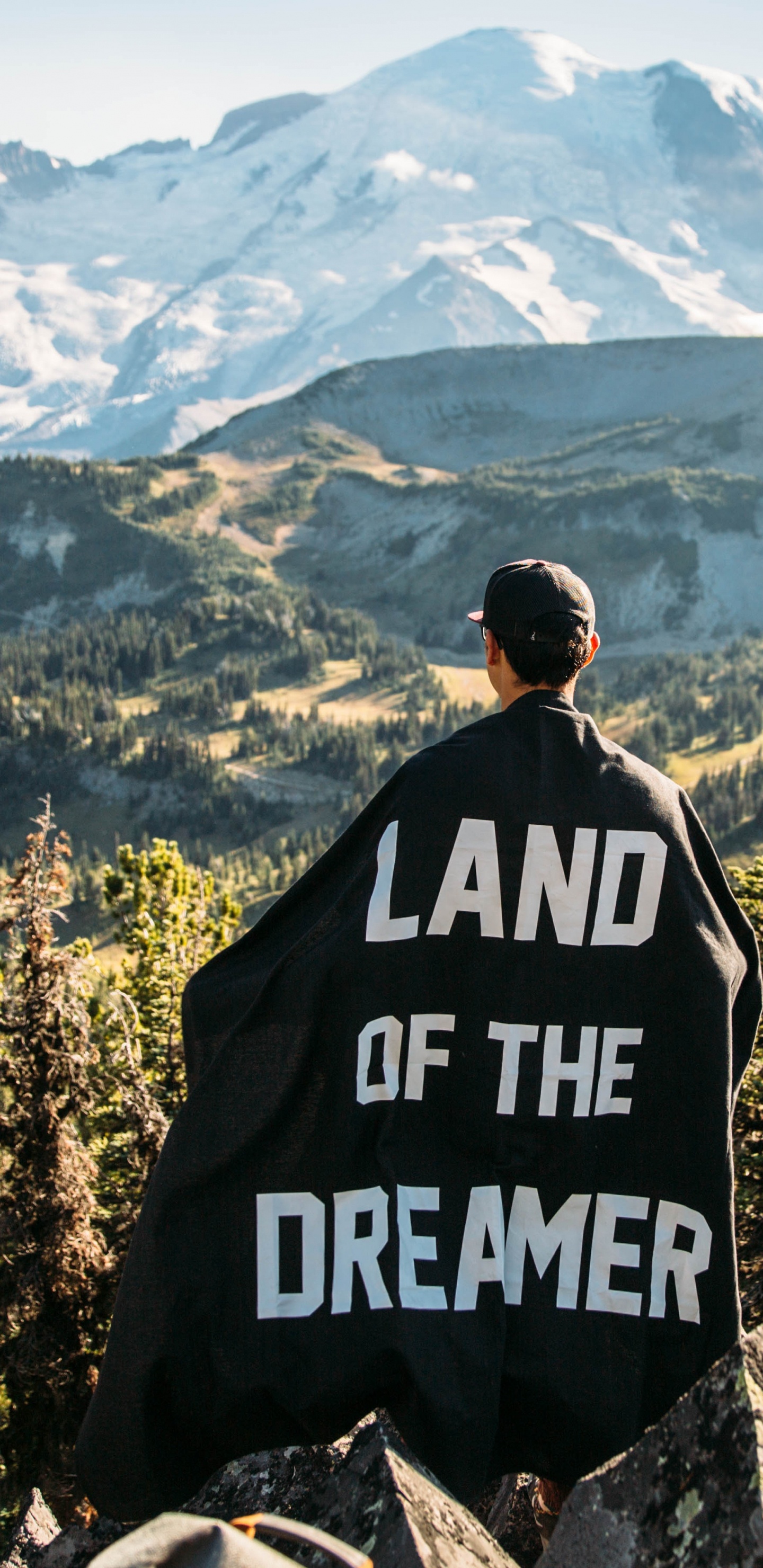 多山的地貌, 荒野, 山脉, 天空, 格子 壁纸 1440x2960 允许