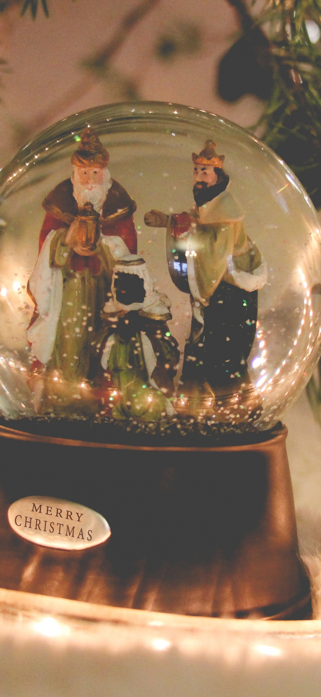 Nochevieja, Muñeco, Ded Moroz, Decoración de la Navidad, Evento. Wallpaper in 1125x2436 Resolution