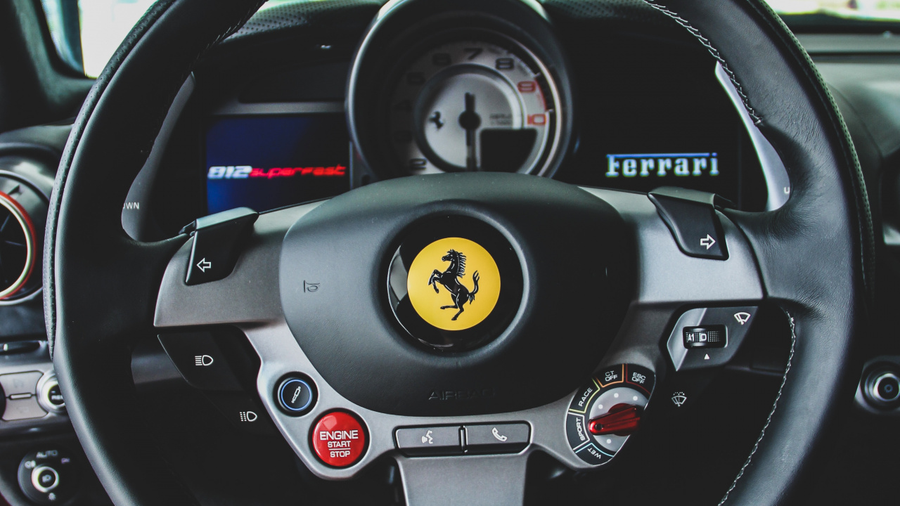 Conduciendo Ferrari, Ferrari, Coche, Ferrari 458, Carro de Lujo. Wallpaper in 1280x720 Resolution