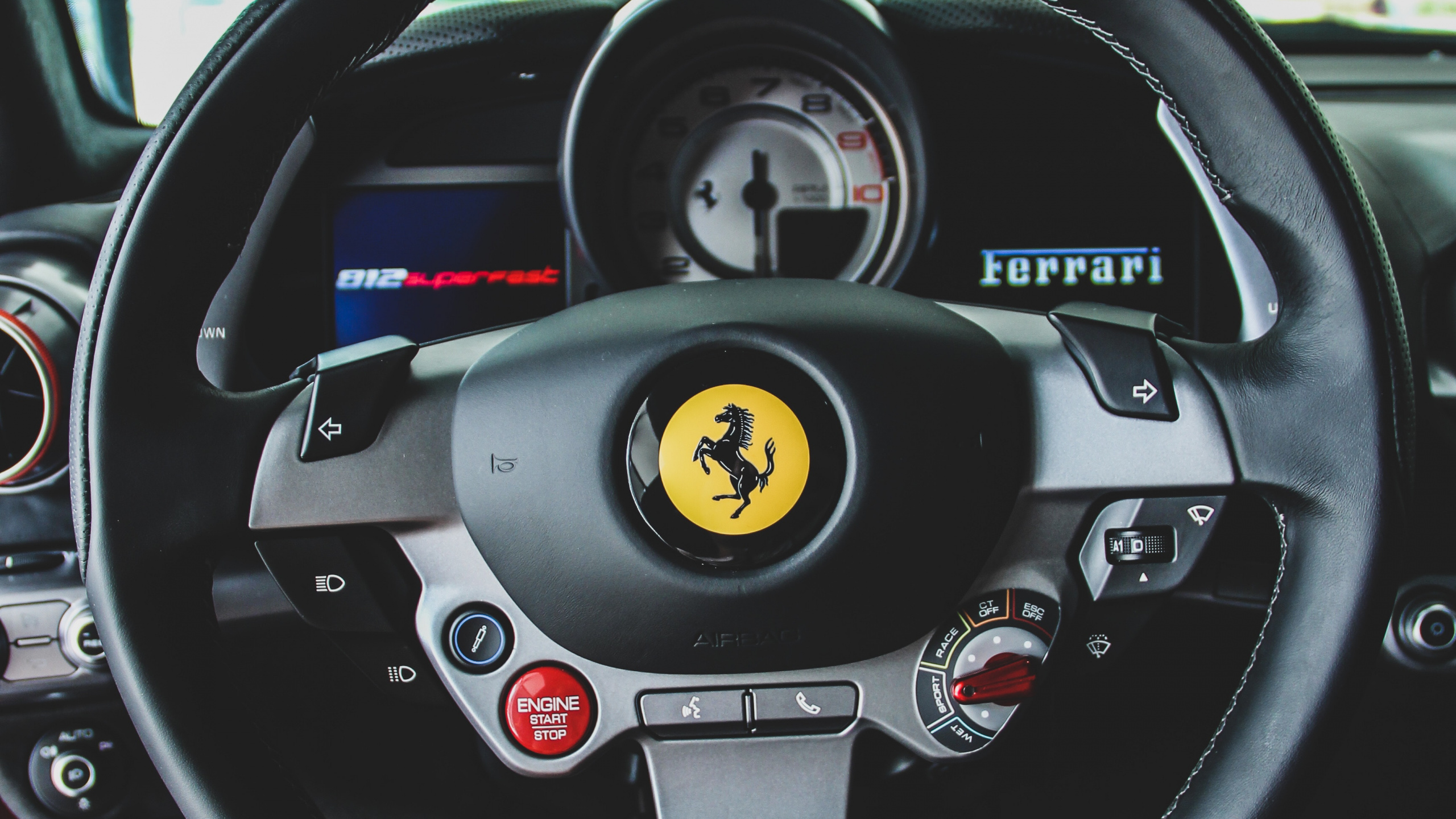 Ferrari Fahren, Ferrari, Car, Ferrari 458, Luxusauto. Wallpaper in 2560x1440 Resolution