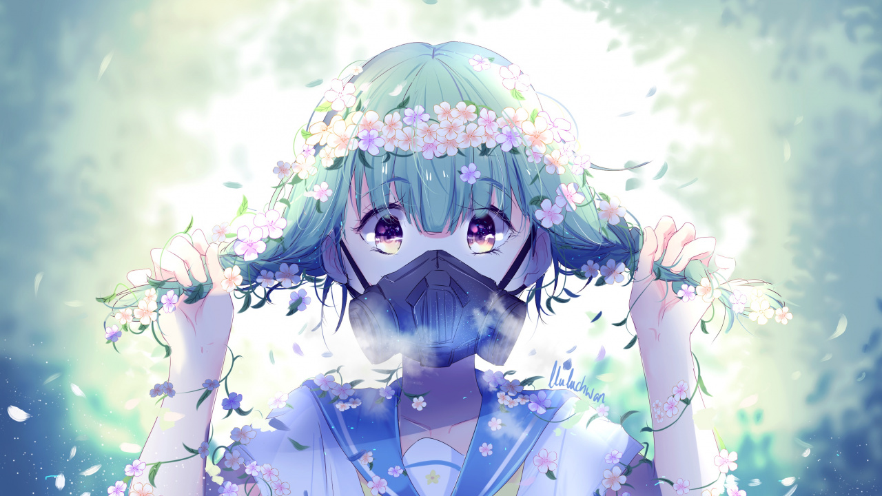 Purple Haired Male Anime Character. Wallpaper in 1280x720 Resolution