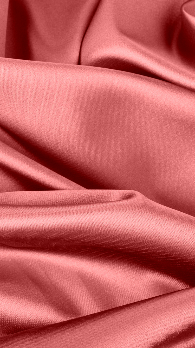 颜色, 缎面, 丝绸, 粉红色, 红色的 壁纸 750x1334 允许