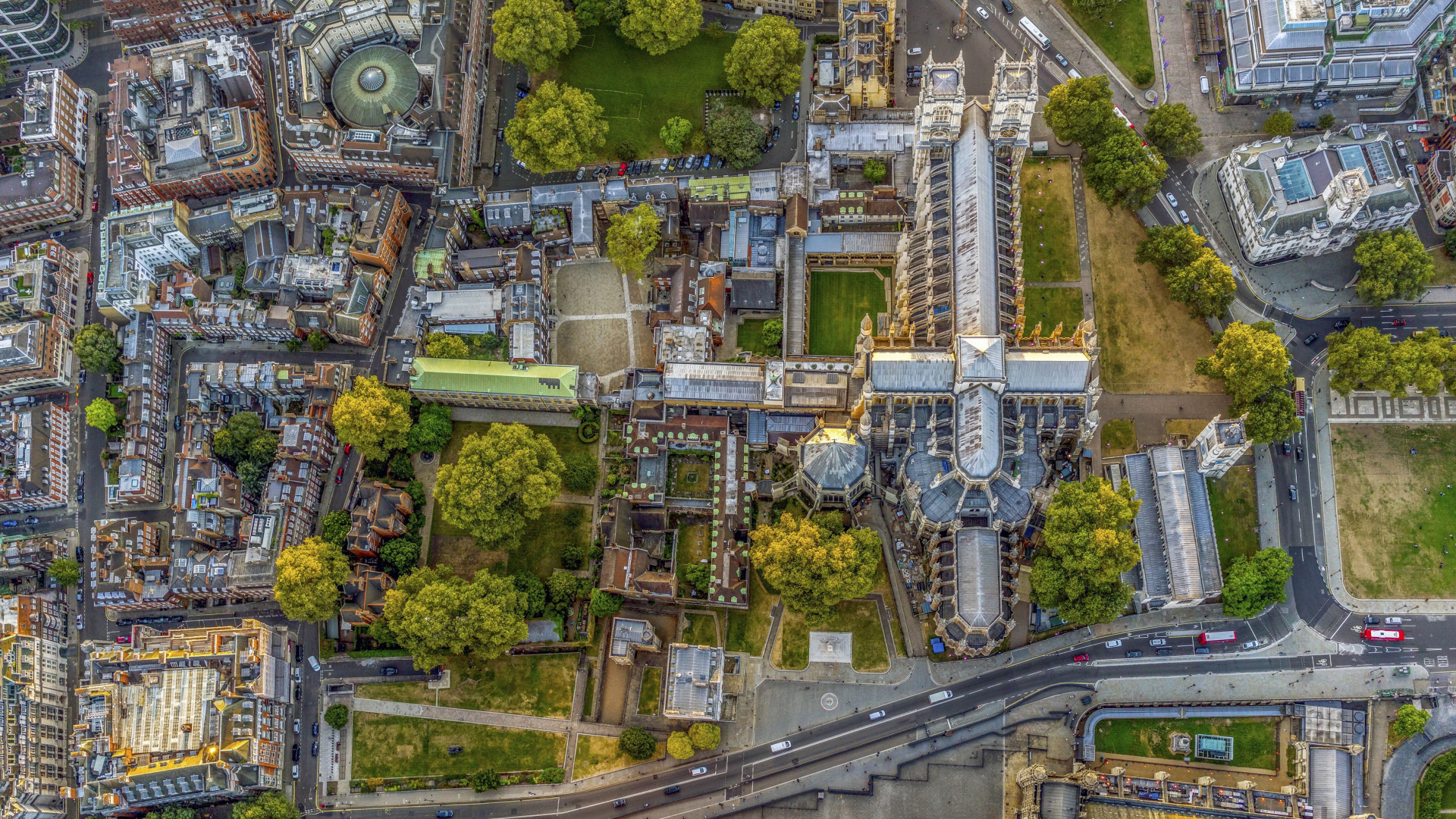 Aerial View of City Buildings During Daytime. Wallpaper in 1920x1080 Resolution