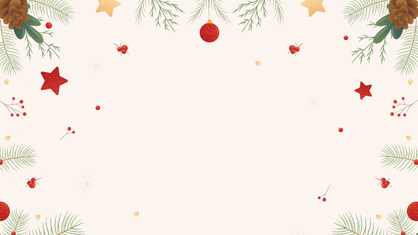 Neujahr, Weihnachtsbaum, 2020, 2021, Natur. Wallpaper in 1366x768 Resolution