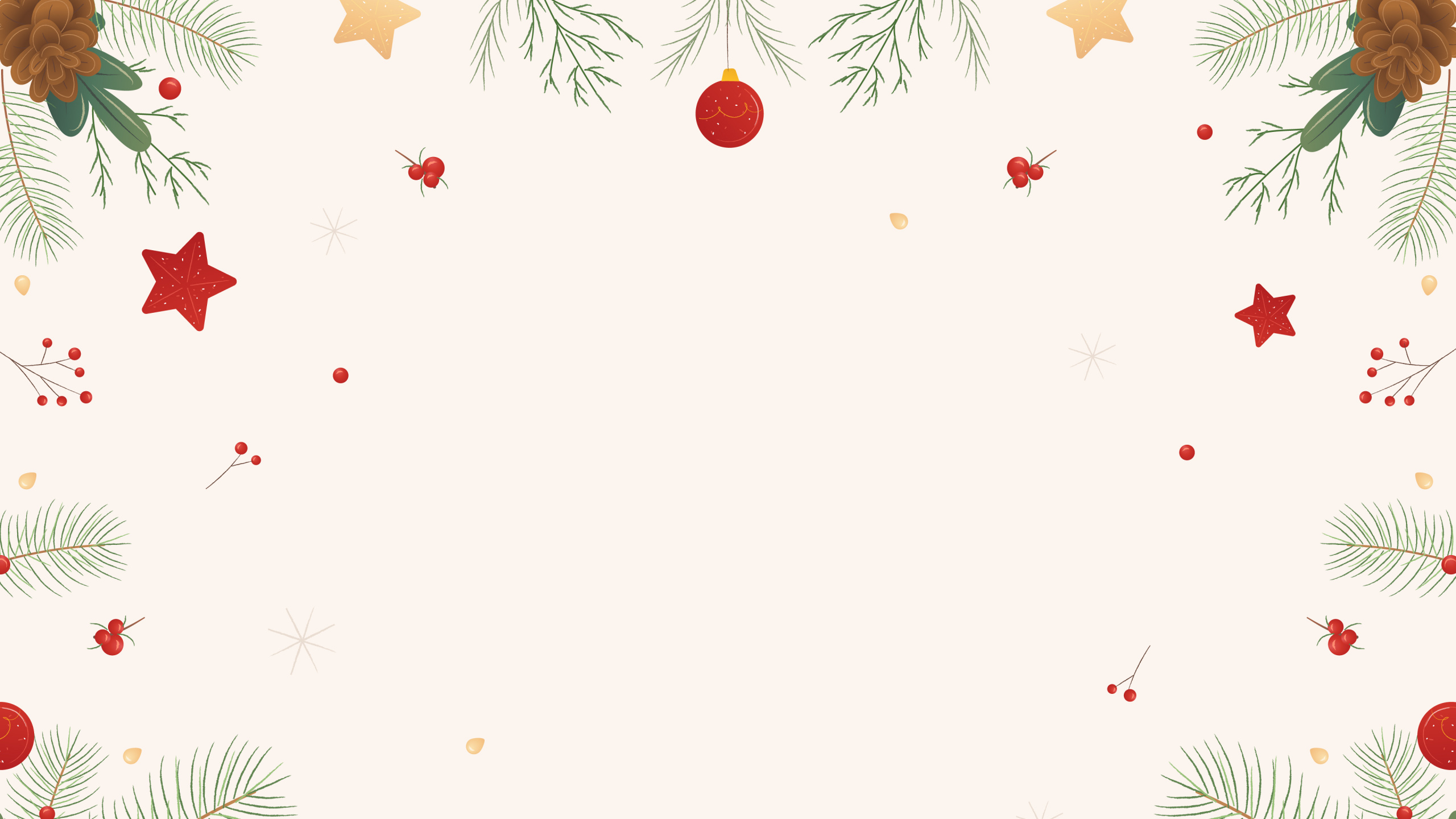 Nouvelle Année, Arbre de Noël, 2020, 2021, Nature. Wallpaper in 2560x1440 Resolution