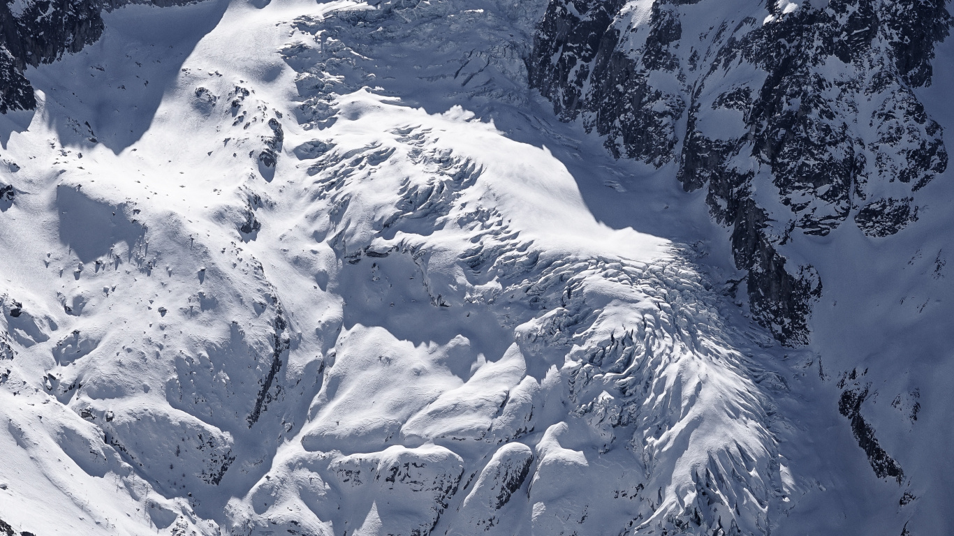 Las Formaciones Montañosas, Montaña, Glaciar de Terreno, Macizo, Alpes. Wallpaper in 1366x768 Resolution