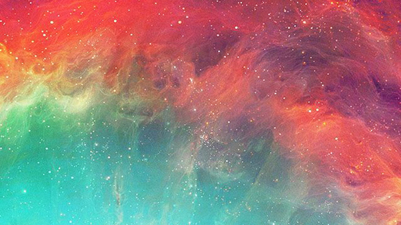 Red and Blue Abstract Painting. Wallpaper in 1366x768 Resolution