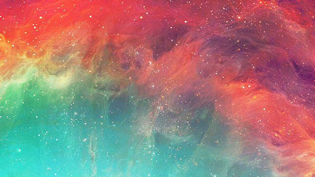 Peinture Abstraite Rouge et Bleue. Wallpaper in 1280x720 Resolution