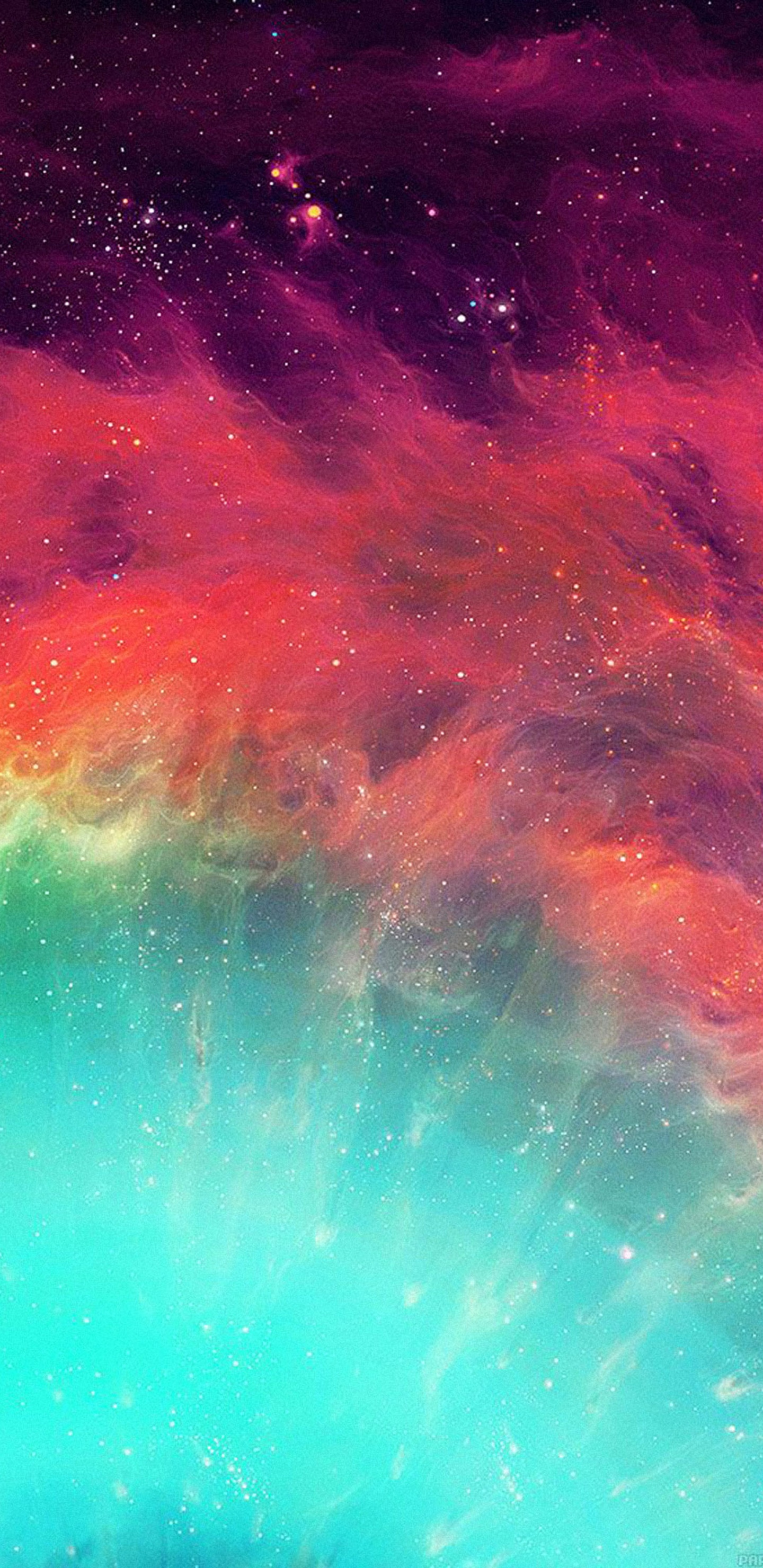 Peinture Abstraite Rouge et Bleue. Wallpaper in 1440x2960 Resolution